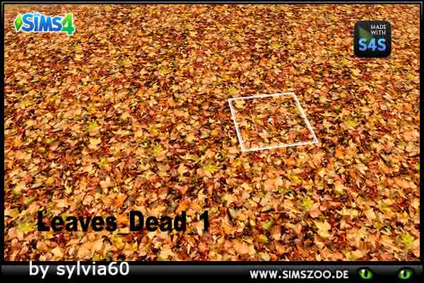  Blackys Sims 4 Zoo: Leaves Dead 1 by sylvia60