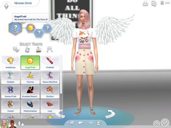  Mod The Sims: Angel and Demon Traits by Simsbunny19