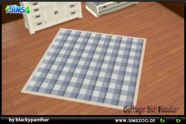  Blackys Sims 4 Zoo: Cottage Set rugs blackypanther