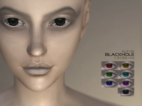  The Sims Resource: Blackhole   Eyes N11 HQ by Alf si