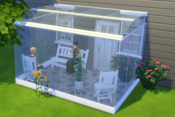  Blackys Sims 4 Zoo: Glass deco 1 by mammut