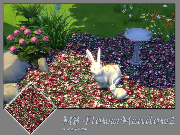  The Sims Resource: Flower Meadow 2 by matomibotaki