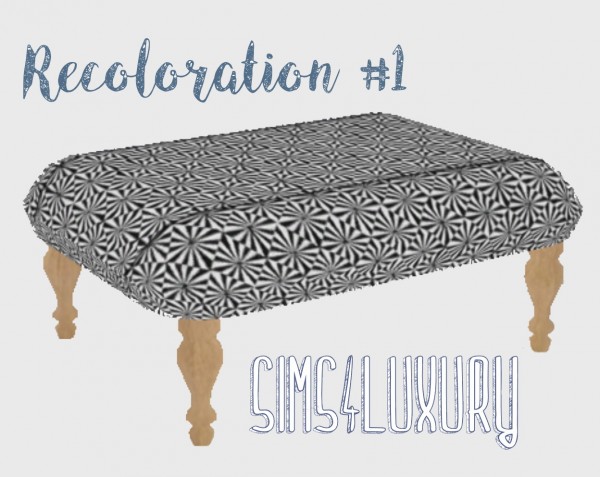  Sims4Luxury: Chair Recoloration 1
