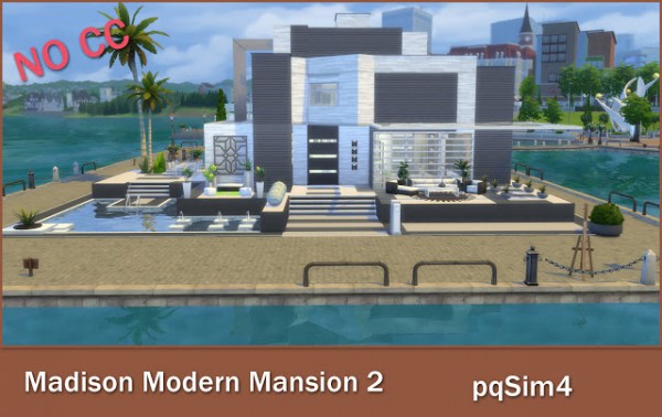  PQSims4: Madison Modern Mansion