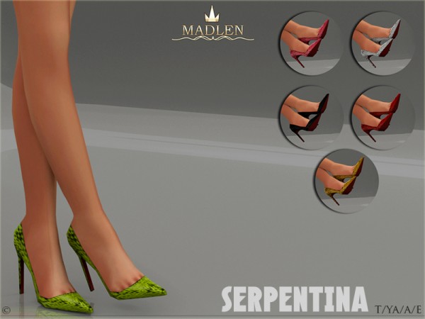  The Sims Resource: Madlen Serpentina Shoes by MJ95