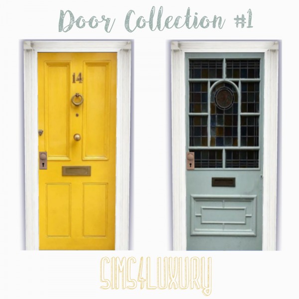  Sims4Luxury: Door Collection 1