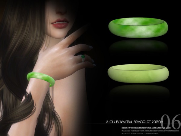 The Sims Resource: Bracelet 201706 by S Club