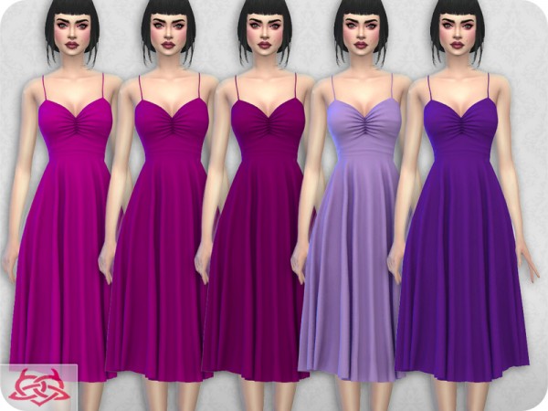  The Sims Resource: Claudia dress recolor 1 by Colores Urbanos