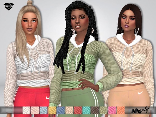  The Sims Resource: Chloe Mesh Sweater by MartyP