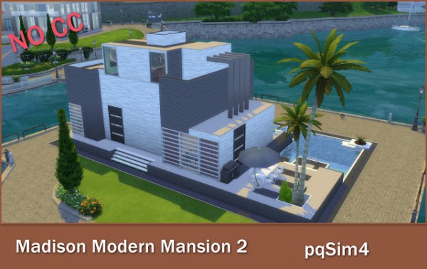  PQSims4: Madison Modern Mansion