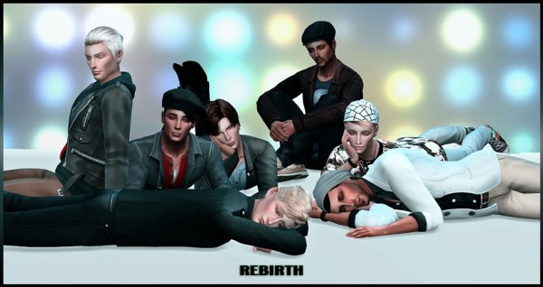  Simsworkshop: Poster Rebirth Group Vol.1 by Adlw Simiesk Art