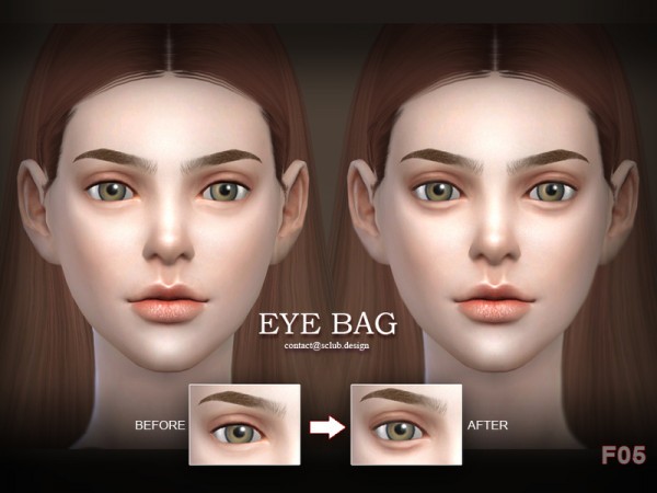  The Sims Resource: Eyebag F05 by S Club