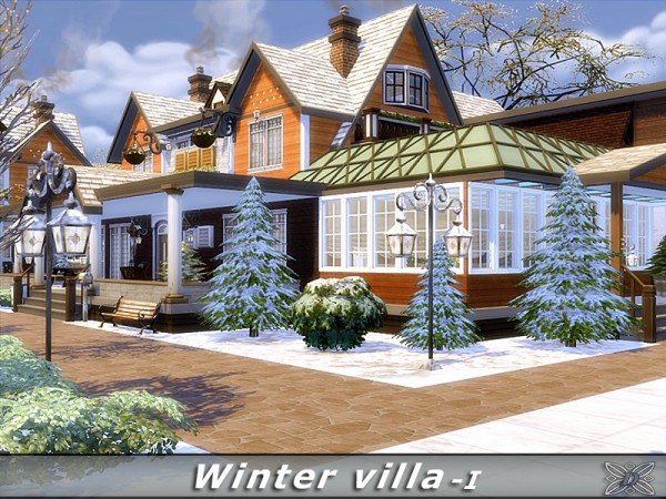 The Sims Resource: Winter villa   I by Danuta720