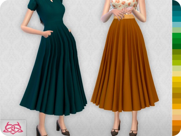  The Sims Resource: The Vanora Skirt recolor 1 by Colores Urbanos