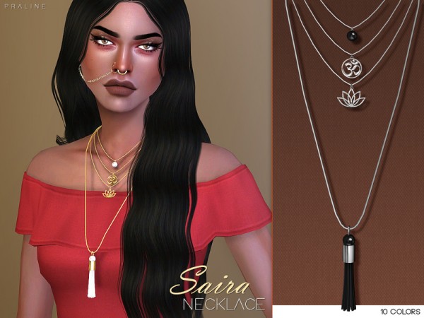  The Sims Resource: Saira Jewellery Set by Pralinesims