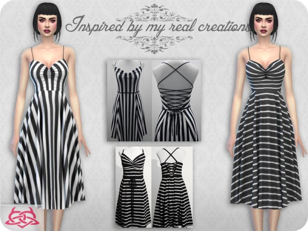  The Sims Resource: Claudia dress by Colores Urbanos