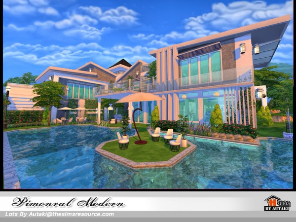  The Sims Resource: Pimonrat Modern NoCC  by Autaki