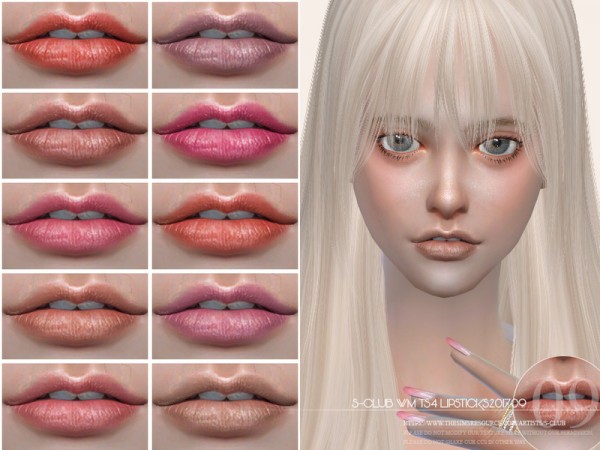  The Sims Resource: Lipstick 201709 by S Club