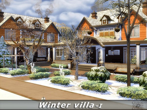  The Sims Resource: Winter villa   I by Danuta720