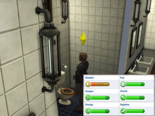  Mod The Sims: Sims Use the Toilet Standing Up More Often by Wolfdude