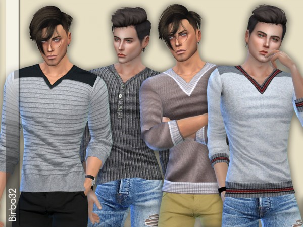  The Sims Resource: Paul Sweater by Birba32