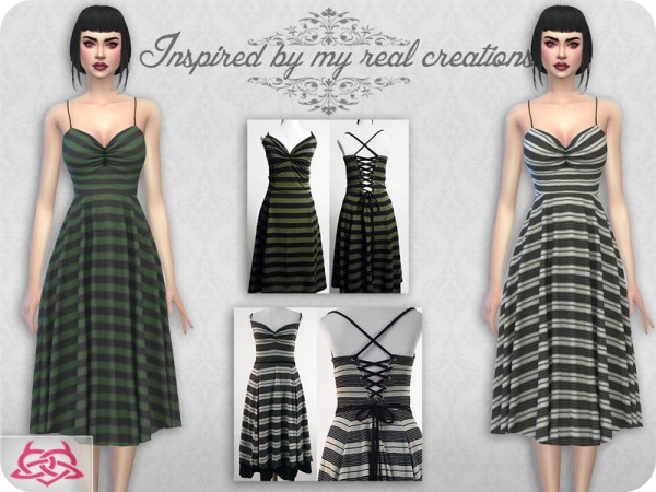  The Sims Resource: Claudia dress by Colores Urbanos