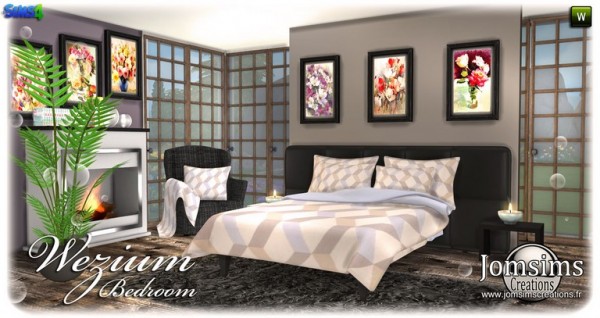  Jom Sims Creations: Vezium bedroom