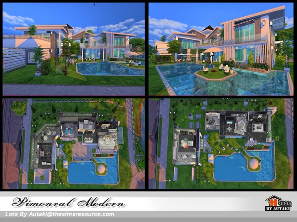 The Sims Resource: Pimonrat Modern NoCC  by Autaki