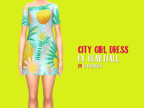  Simsworkshop: City Girl Dress by heartfall