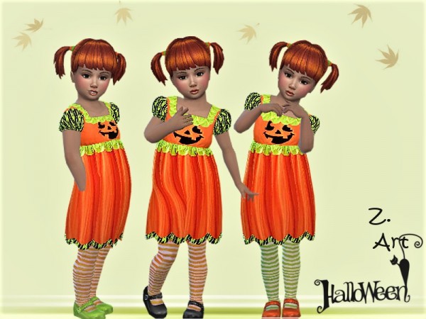  The Sims Resource: Halloween BabeZ. 01 Set by Zuckerschnute20