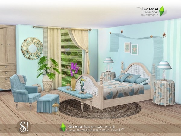  The Sims Resource: Coastal bedroom by SIMcredible