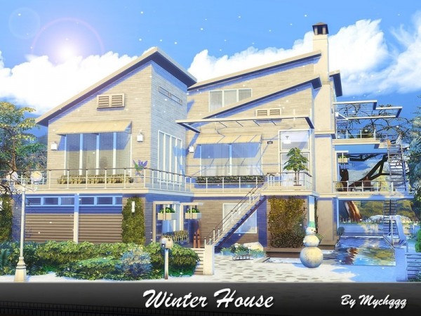  The Sims Resource: Winter House by MychQQQ