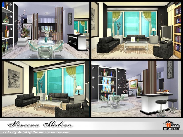  The Sims Resource: Sureena Modern house by Autaki