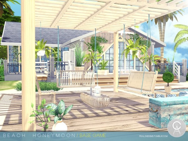  The Sims Resource: Beach Honeymoon by Pralinesims