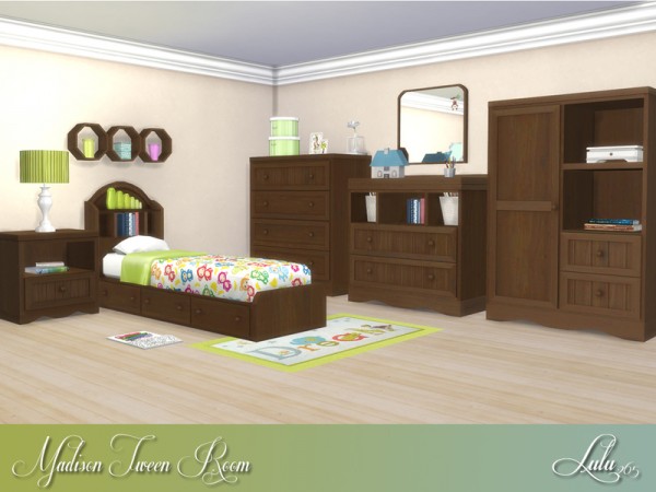  The Sims Resource: Madison Tween Bedroom by Lulu265