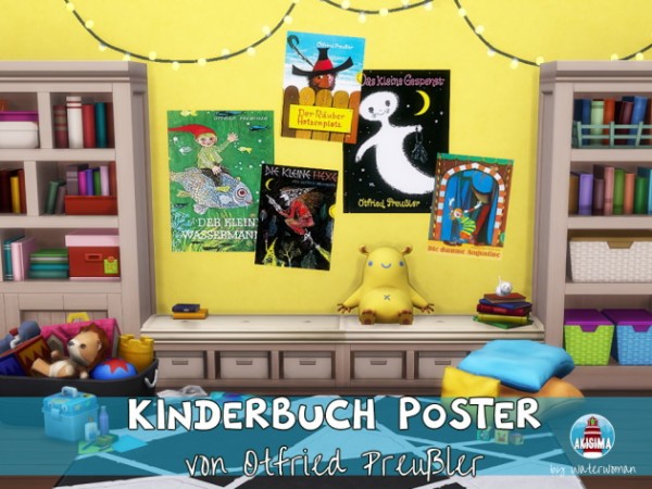  Akisima Sims Blog: Childrens Books Poster
