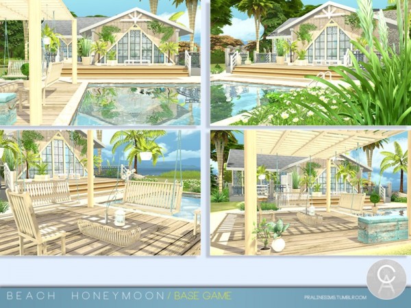  The Sims Resource: Beach Honeymoon by Pralinesims