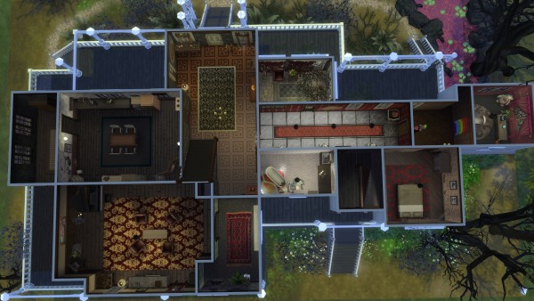  Mod The Sims: Ghouls mansion   no CC by Aya20
