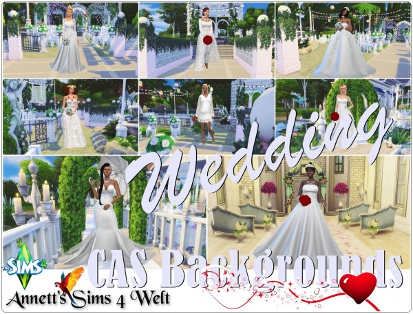  Annett`s Sims 4 Welt: CAS Backgrounds Wedding