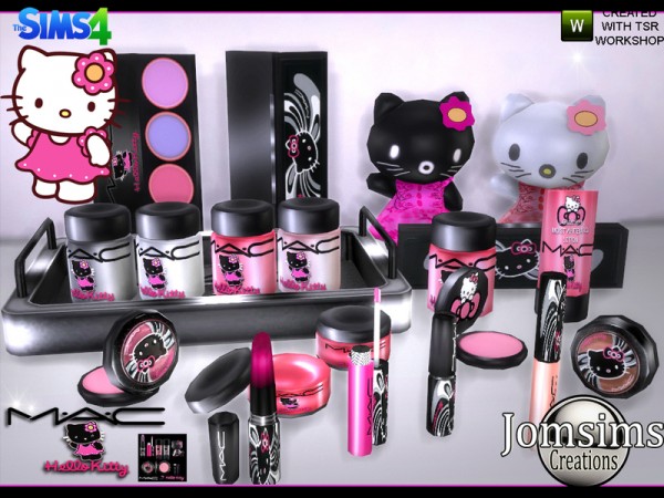  The Sims Resource: Mac make up set by jomsims