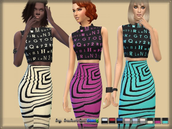  The Sims Resource: Dress Letters by bukovka