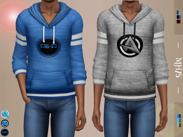  The Sims Resource: Ali A Logo Sweaters by Margeh 75