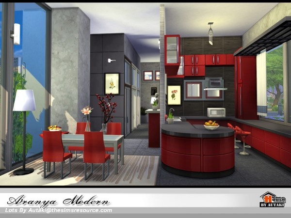  The Sims Resource: Aranya modern house by autaki