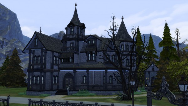  Mod The Sims: Vampire Transilvani Villa   No CC by bradybrad7
