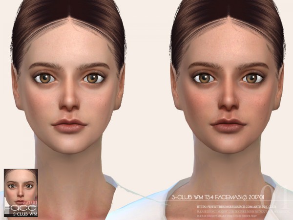  The Sims Resource: Facemask 201701 by S Club