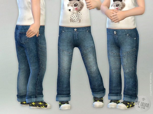  The Sims Resource: Toddler Jeans P01 by lillka