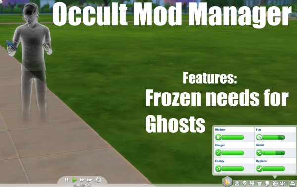  Mod The Sims: Occult Mod Manager by jackboog21