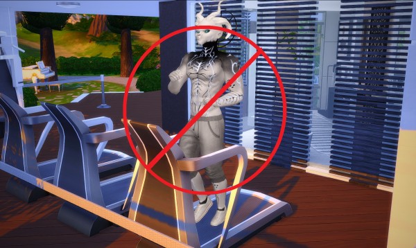  Mod The Sims: No Autonomous Workout by Manderz0630