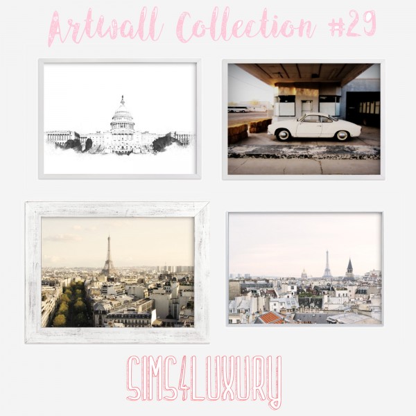  Sims4Luxury: Artwall Collection 29