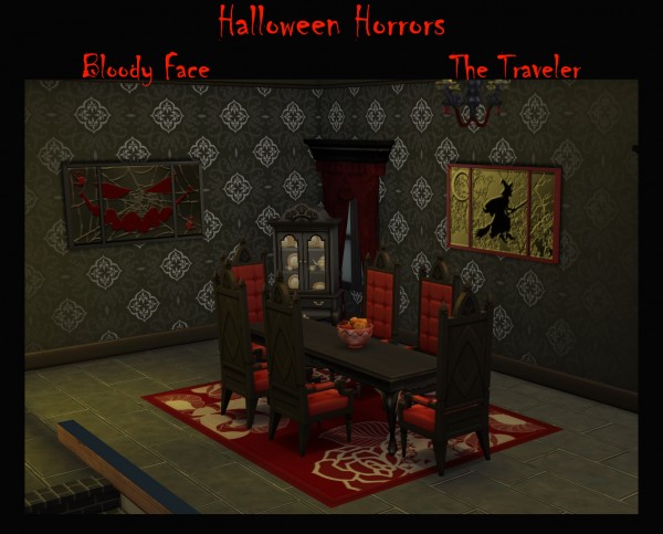  Mod The Sims: Halloween Horrors   5 Paintings by Simmiller